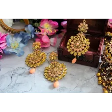 Brinda Maang Tikka & Earring Set