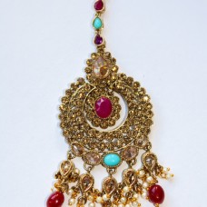 Divya Maang Tikka, Earrings & Necklace Set