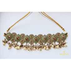 Binita Maang Tikka, Earrings & Necklace Set