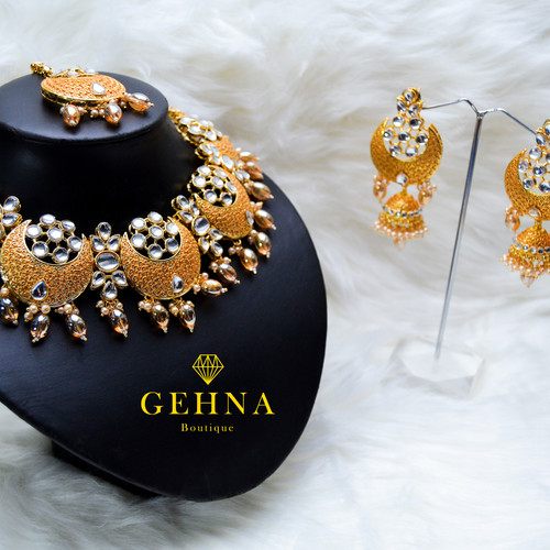 Janaki Maang Tikka, Earrings & Necklace Set