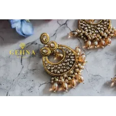 Aayushi Maang Tikka, Earrings & Necklace Set