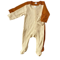 Childrens Cream Thick Ribbed Baby Grow