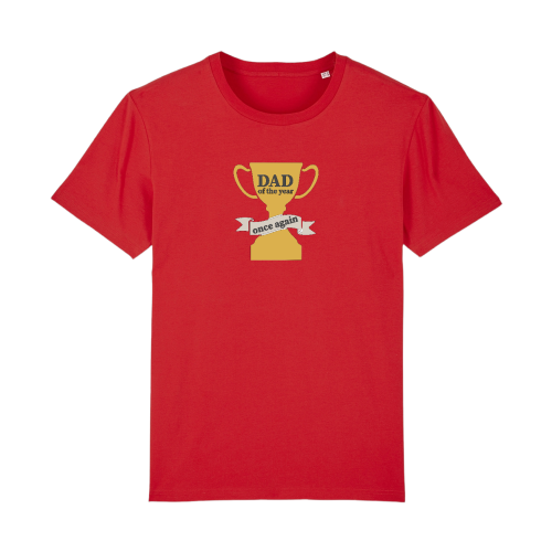 Signature Fathers Day "Dad Of The Year" logo T-Shirt