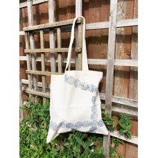 Hand printed, ethnic print, Mandala block print, 100% cotton tote bag