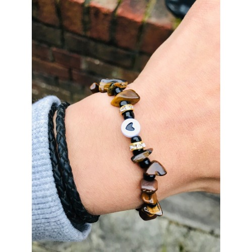 TIGER'S EYE Personalised Natural Crystal 