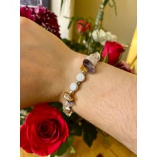 Create Your Own Personalised Any Crystals Any Word Bracelet | Healing and Balancing Handmade Reiki Beaded Bracelet | Bracelet for Women | UK