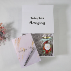 Personalised Affirmation Gift Box Set - Journal, Personalised Affirmation Pen, Affirmation Jar