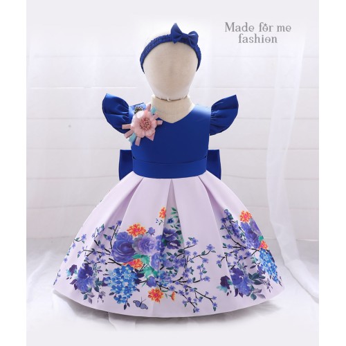 Garden Party Dress - Blue