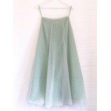 Mint Ruffle Skirt