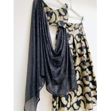 Black Sequin Dupatta