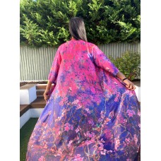 Pink and purple kimono