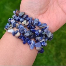 Sodalite Crystal Blue Bracelet