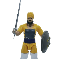 Sher Singh (Orange) - Sikh Action Figure Toy
