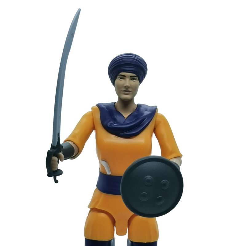 Tegh Kaur (Orange) - Sikh Action Figure Toy