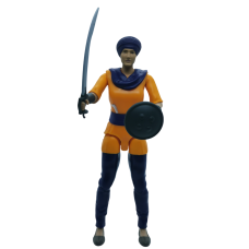 Tegh Kaur (Orange) - Sikh Action Figure Toy