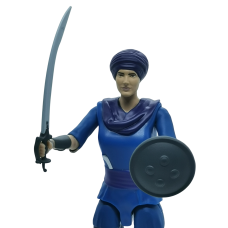 Tegh Kaur (Royal Blue) - Sikh Action Figure Toy