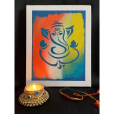 Shree Ganesh acrylic painting on canvas