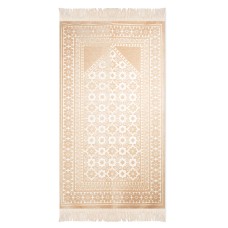 Salah Prayer Mat - Geometric Mosaic - Gold