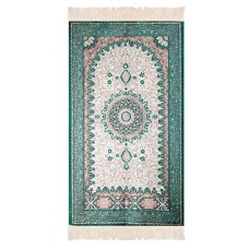 Salah Prayer Mat - Antique Turkish Floral - Green