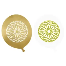 Geo Gold Party Balloons