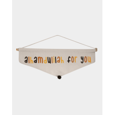 Alhamdulilah for you' wall banner