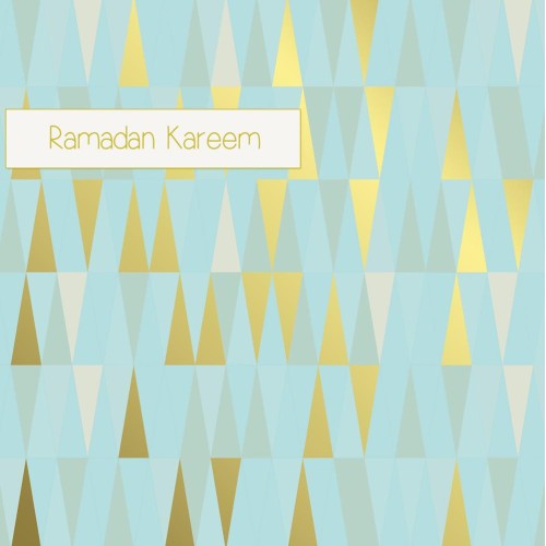 Ramadan Kareem Card - Powder Blue