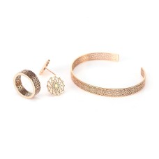 Trio Jewellery Gift Set - Rose Gold