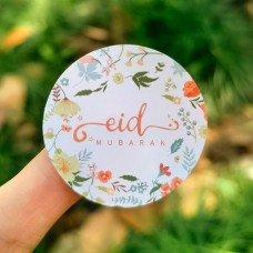 Eid Mubarak Stickers - Vintage Floral