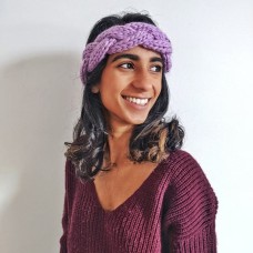 Merino Wool Cable Twist Headband - 25 colours available