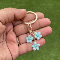 Flower keyring | Cute flower keychain |Keychain Gift |Flower bag charm |Girlfriend Gift |Birthday Gift | Fathers day Gift |Good Luck Keyring