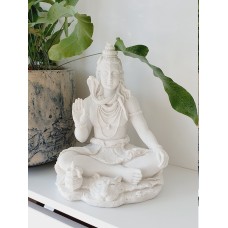 White Shiva Statue - Beautiful statue for your home. Statue of Lord Shiv Hindu God / Idol