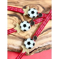 A Unique Modern Hand made Children's Football Rakhri, Friendship Bracelet
