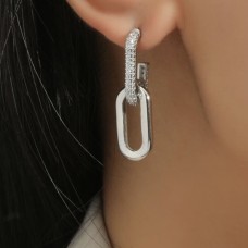 Diamanté Drop Earrings 
