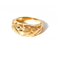 Waffle Whispers Ring