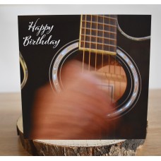 Happy Birthday Guitar Greeting Card