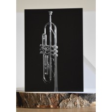Trumpet Greeting Card - Pack of 5 cards