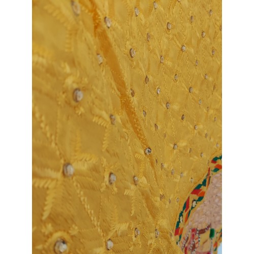 Yellow Dupatta- Chunni/ wedding/ maiyan 