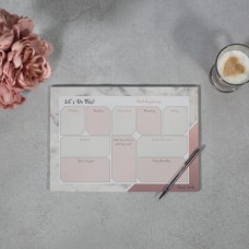 A4 Weekly Planner with pen | a4 to do list pad | desk pad | to do list | motivation | organiser