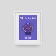 Indian Art Print | No Nazar Here
