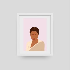 Indian Art Print | Rekha 02 - Bollywood Woman
