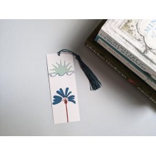 Indian Print Bookmark | Sun and Palm Tree Print
