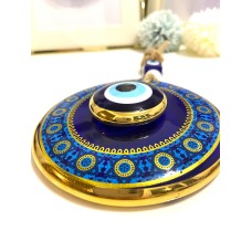 Gold Edged Evil Eye Wall Charm