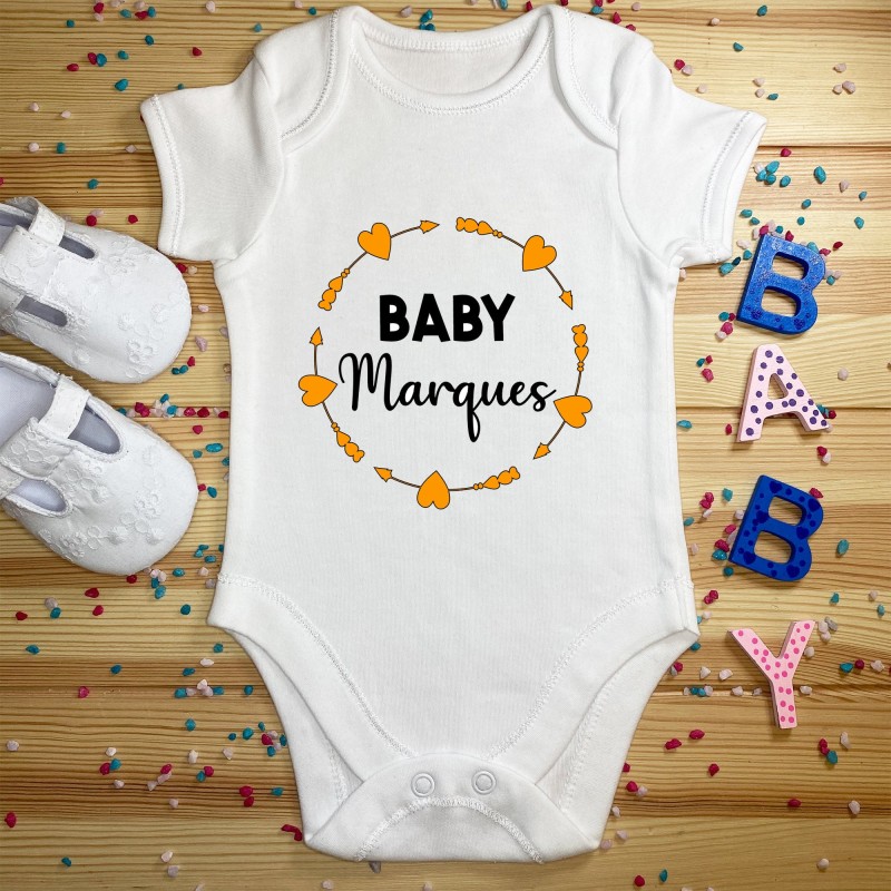 Custom Baby Name/Surname Baby Bodysuit