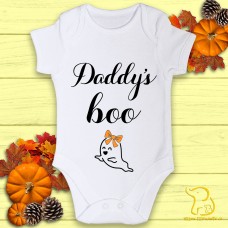 Daddy's Boo Baby Bodysuit, Halloween