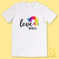 T-Shirt - Love Wins, Rainbow, Pride