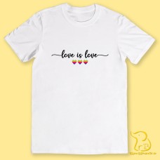 T-Shirt - Love Is Love, Rainbow, Pride