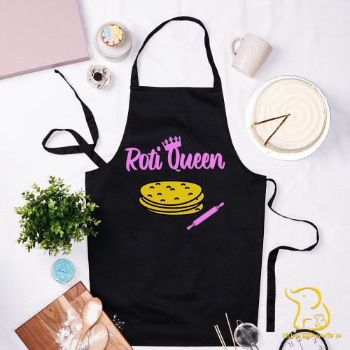 Roti Queen Apron - Indian, Rotli, Gujarati, Punjabi, Pakistani, Bengali