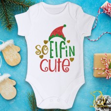 So Elfin Cute Baby Bodysuit - Christmas