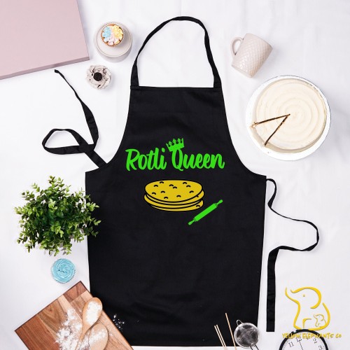 Rotli Queen Apron - Indian, Rotli, Gujarati, Punjabi, Pakistani, Bengali