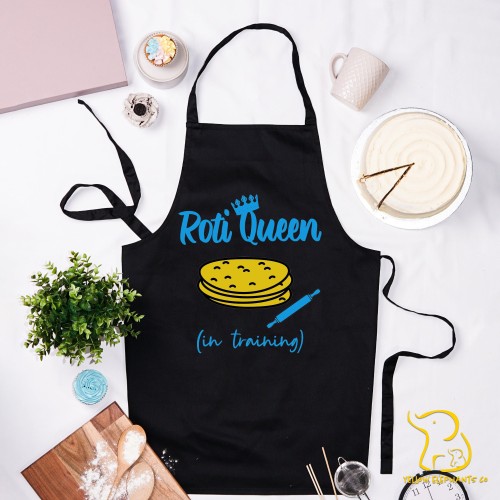 Roti Queen (in training) Apron - Indian, Rotli, Gujarati, Punjabi, Pakistani, Bengali